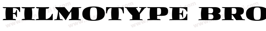 Filmotype Brooklyn字体转换
